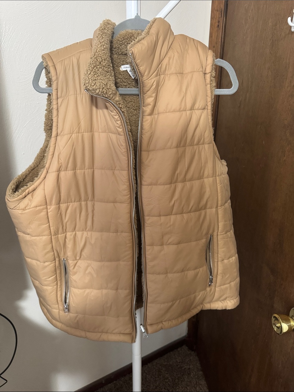 Maurices Teddy Fleece Jacket in Camel